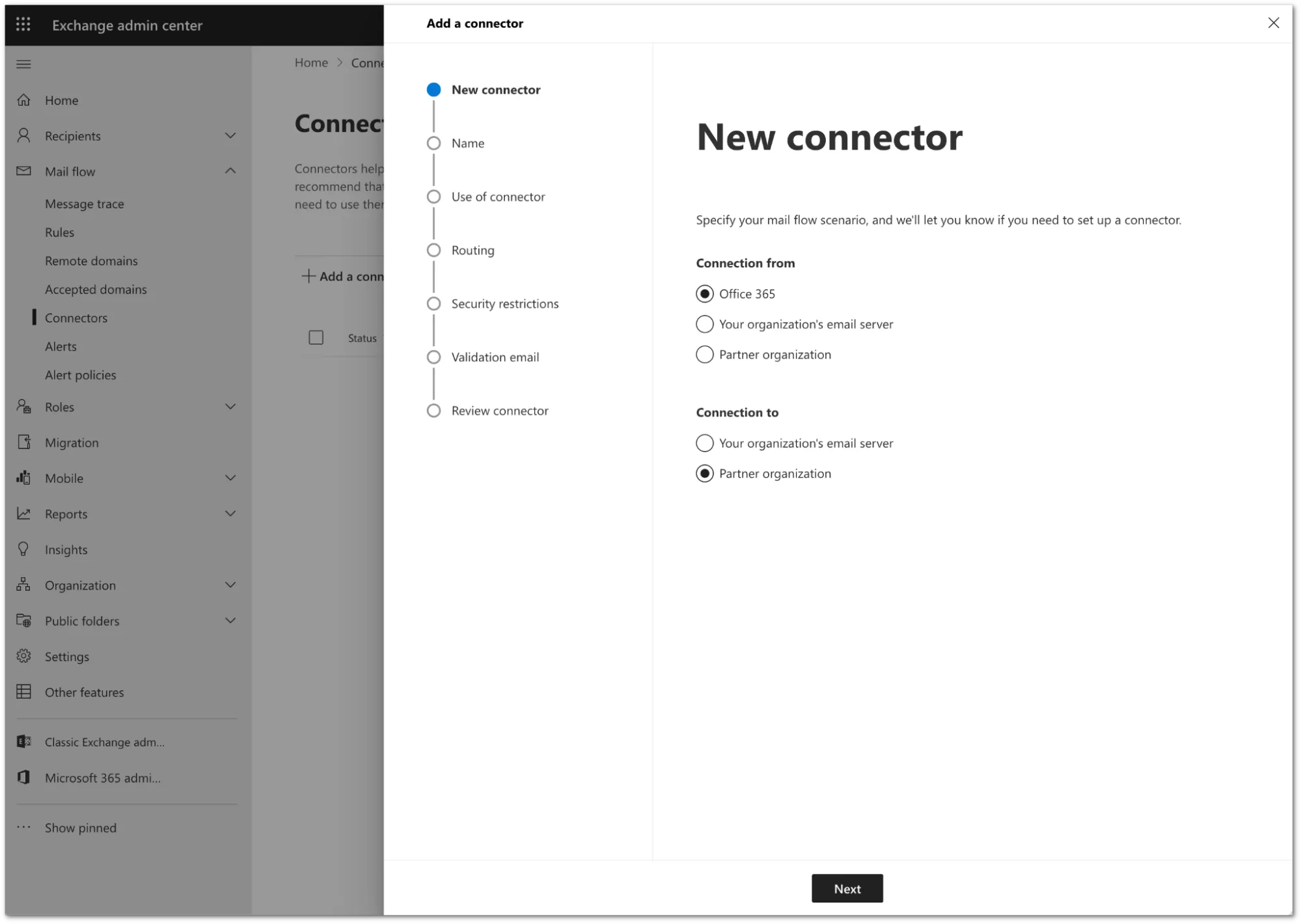 Configure the connector